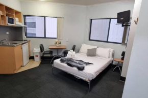 Lovely looking apartment in the cbd with a pool.